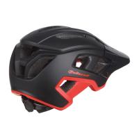 Велосипедный шлем Polisport Mountain Pro, черный, красный, M