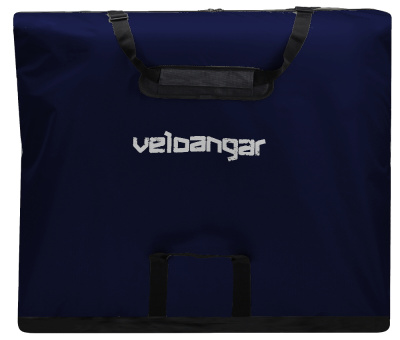 Veloangar №42 чехол для складных горных велосипедов с колёсами 26"-28", синий с чёрным