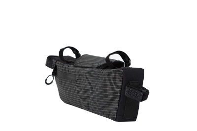 Сумка Велохорошо в раму XL, черная в клетку, 54х44х13