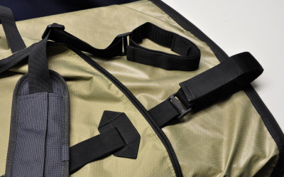 Veloangar №42 чехол для складных горных велосипедов с колёсами 26"-28", синий с чёрным