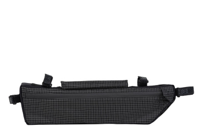 Сумка Велохорошо в раму L, черная в клетку, 50х39х13