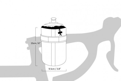 Сумка на руль и рулевую колонку (кормушка) Birzman Packman Travel Bottle Pack