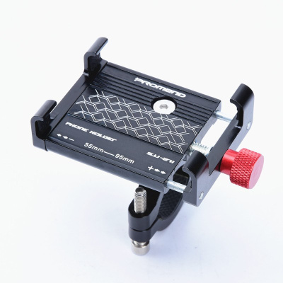 Держатель для телефона на руль Promend SJJ-271BLK, алюминиевый, чёрный