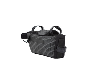 Сумка Велохорошо в раму S, черная в клетку, 38х29х13