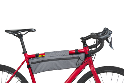 Сумка Велохорошо в раму L, серая, 50х39х13