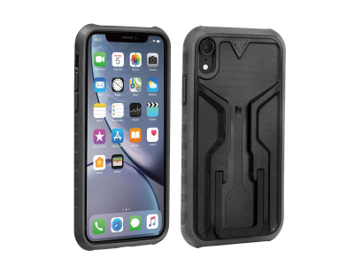 Чехол с креплением для телефона Topeak RideCase для iPhone XR чёрный с серым