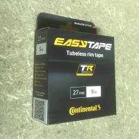 Бескамерная клейкая ободная лента Continental Easy Tape Tubeless 5м, 27мм