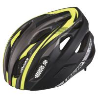 Велосипедный шлем Limar 555 чёрный матовый с жёлтым, размер L (57-62)
