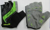 Летние велоперчатки с короткими пальцам Odinn, зелёные