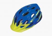 Велосипедный шлем Limar 545 синий с зелёным, разные размеры