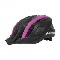 Велосипедный шлем Polisport Ride IN черный, фуксия, L(58-62)