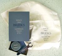 Набор для обслуживания седла Brooks (воск, ткань, ключ)