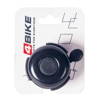 Звонок велосипедный 4BIKE BB3204-Blk латунь, D-52мм, черный