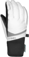 Перчатки женские горнолыжные Reusch Tomke STORMBLOXX™ white / silver