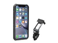 Чехол с креплением для телефона Topeak RideCase для iPhone XR чёрный с серым