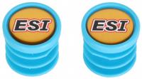 Заглушки руля ESI Logo пластик, голубой