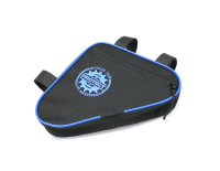Велосумка под раму, р-р 20,5х20,5х5 см, цвет черный/синий, PROTECT™