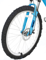 Комплект эластичных чехлов из 2-х шт. на колеса для велосипеда, р-р 26"-29", цвет черный PROTECT™