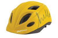 Велосипедный шлем детский Polisport Premium S (52-56) Hello + фляга и держатель