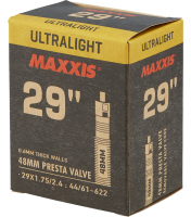 Камера Maxxis ULTRALIGHT 29X1,75/2,4 (44/61-622) 0,6mm FV48 (велониппель)