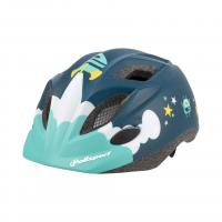 Велосипедный шлем детский Polisport Premium XS (48-52) Spaceship, синий, зеленый