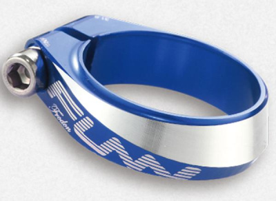 Подседельный зажим Funn Frodon, синий с серебристым, 30.0 мм