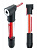 Велонасос Topeak Mini Rocket iGlow, мини насос с 0.5W светящейся полосой красного цвета