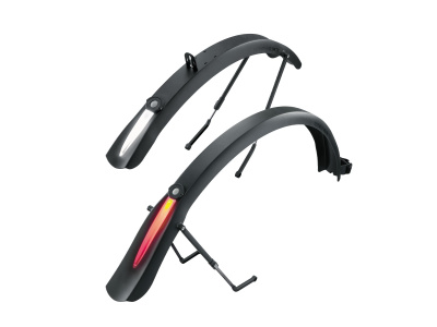 Комплект крыльев с подсветкой Topeak DeFender iGlow TX для дорожных велосипедов