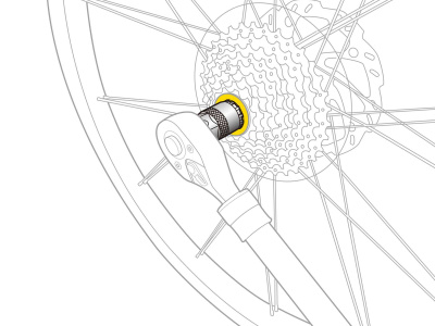 Съёмник кассеты Topeak Freewheel Remover Съёмник кассеты Topeak Freewheel Remover