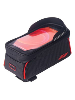 Велосумка на верхнюю трубу рамы,черно-красная Promend ZBB-14P52N_BLK-RED