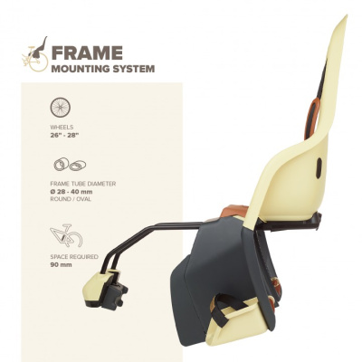 Сиденье детское Polisport Minia FF Moon, Neptune Blue, синий