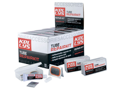 Kellys Ремкомплект: клей, заплатки 8шт., наждачка, в коробке