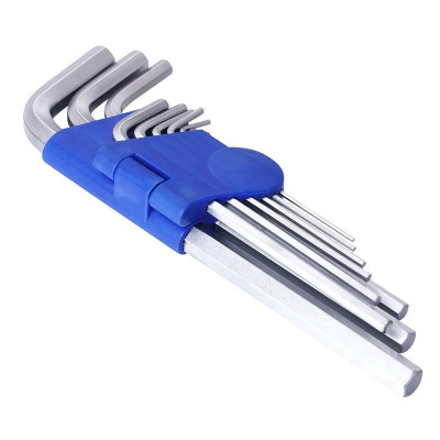 Набор Г-образных шестигранников Kenli KL-9705 9шт, в обойме