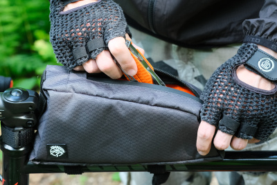 Велосумка на раму Велохорошо "Бензобак большой", серый