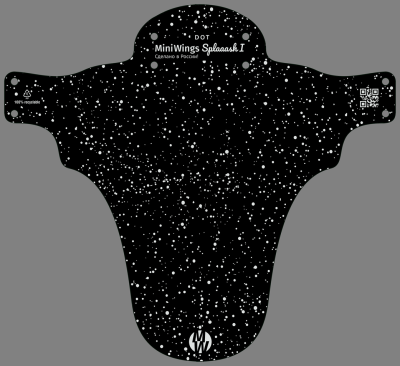 Велосипедное крыло Mini Wings Splaaash I DOT, Чёрный