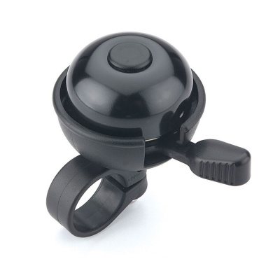 Звонок велосипедный SunnyWheel RIN-150, алюминий/пластик, чёрный