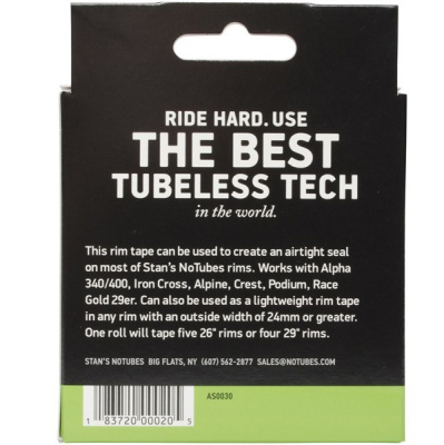 Бескамерная клейкая ободная лента Stans NoTubes 9М x 21ММ