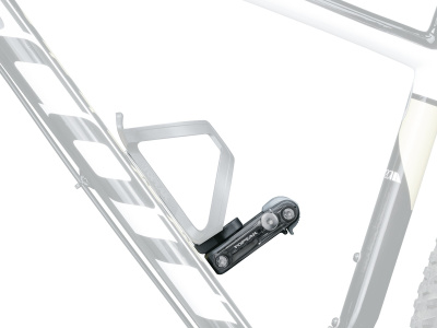 Крепление под флягодержатель с инструментом Topeak Ninja T Mountain Ninja Cage Mount w/ tool box & Mini 20 Pro tool