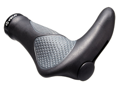 Грипсы с рогами Velo VLG-1185-D3-L1-G2 138мм, эргономичные