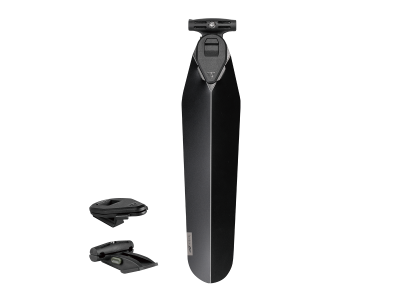 Крыло-щиток заднее Topeak FlashFender DF установка под седло, чёрное