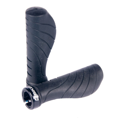 Грипсы 4BIKE 133мм трехкомпонентные анатомические, с закрытым торцом с одним локрингом