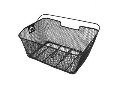 Корзина GO-ON, задняя, для крепления на багажник, черная. Корзина GO-ON, задняя, для крепления на багажник, черная.