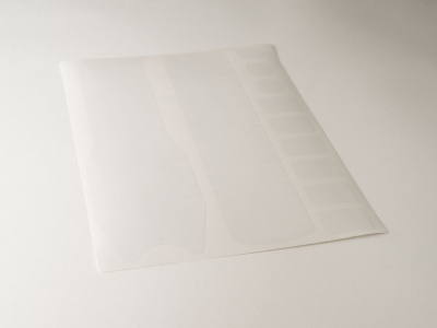 Комплект защитных наклеек "Велоклейка" Upper для верхней трубы и рамы 150мкм