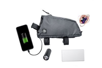 Велосумка на раму Велохорошо "Бензобак большой", серый