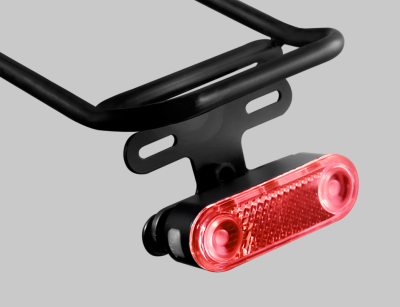 Фонарь задний на багажник Gaciron W12BR USB с датчиком торможения, красный