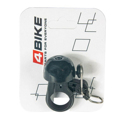 Звонок велосипедный 4BIKE BB3309 медь, D-33мм, черный