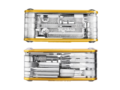 Мультитул Topeak Mini P20, 20 функций, золотистый Мультитул Topeak Mini P20, 20 функций, золотистый