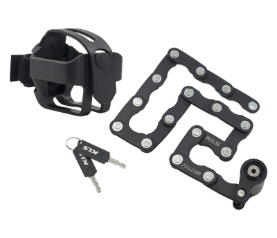 Велосипедный замок складной Kellys Fold / Tough 70, длина 64см, сталь, безопасность 10/10