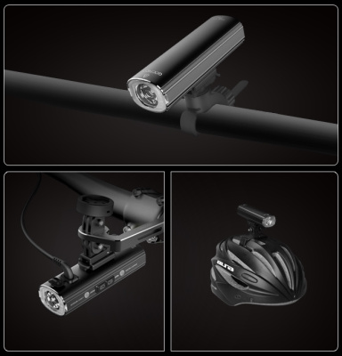 Фара передняя с задним габаритом Gaciron V20S-1500 1400 люмен перед, 100 люмен зад