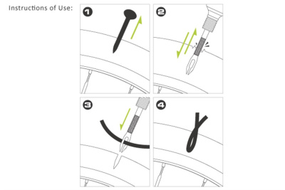 Набор для ремонта бескамерных покрышек Birzman Tubeless Repair Kit